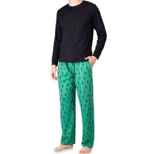 Sleephero Evergreen Tree Pajama Pants‎ Green M